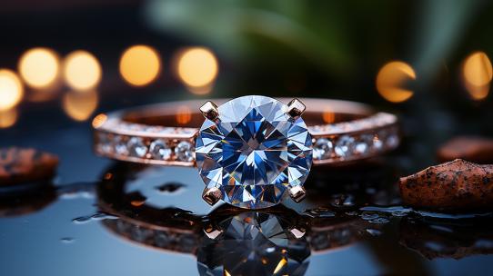 戒指钻石珠宝浪漫婚戒爱情奢侈品宝礼物首饰