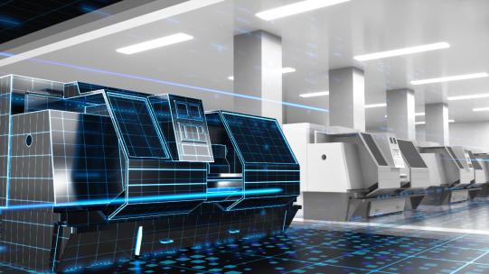 数字化车间智慧工厂智能工业科技制造发动机