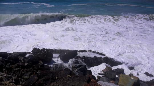 海浪升格海浪慢镜头视频素材模板下载