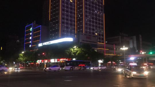 1080P城市街道延时摄影