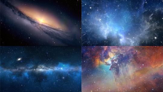 【合集】银河太空星系视频素材模板下载