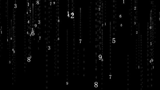 AE模板科技数字雨