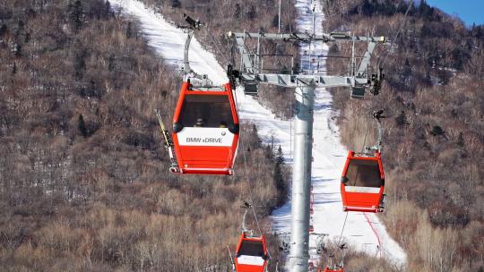 滑雪场休闲竞技滑雪姿态合集50p