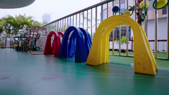幼儿园优美的环境空镜头