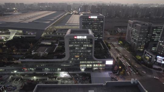 航拍杭州顾家大厦 Dlog未调色