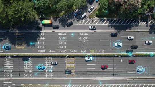 智能汽车 车联网 无人驾驶AE视频素材教程下载