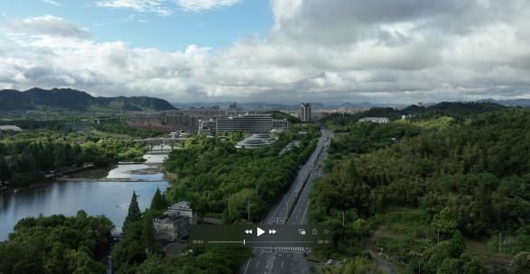 安吉灵峰景区竹博园雨后延时高清在线视频素材下载