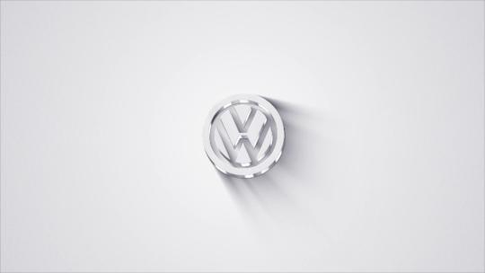 明亮光泽的标志转为原色的logo演绎AE模板