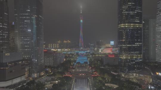 花城汇夜景灰片