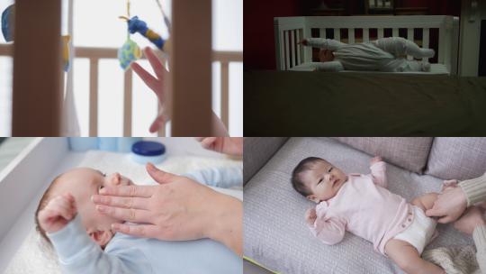 【合集】小婴儿玩耍睡觉亲子生活视频素材模板下载