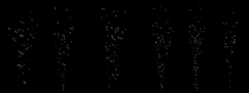6款粒子水泡气泡视频素材-无缝循环