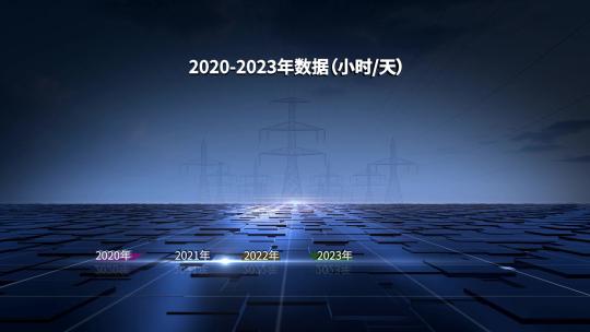 2024年E3D柱状图数据展示AE模板