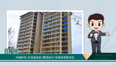 工程进度视频框 采访框 访谈框AE模版