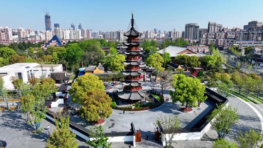 上海龙华寺 徐汇地标 上海龙华塔 寺庙