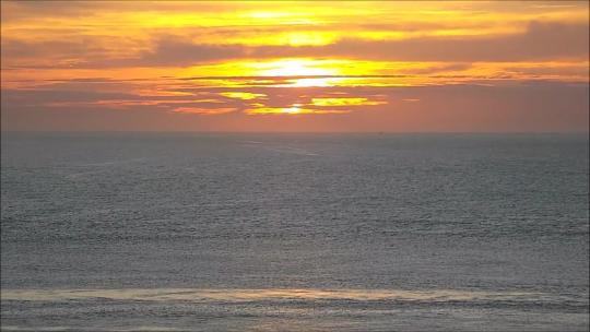 海边日落 海上日落 黄昏视频素材模板下载