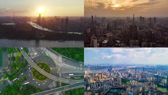 【合集】武汉无人机航拍鸟瞰镜头