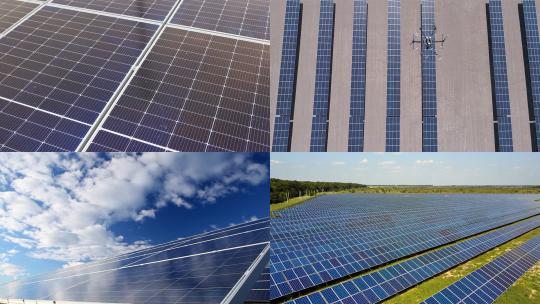 【合集】绿色能源太阳能电站面板