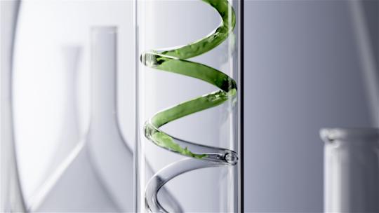 植物精粹医疗试管萃取实验室仪器精华水滴