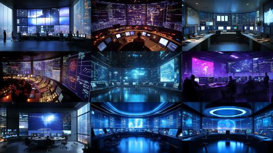 数据中心 调度室 控制中心 指挥部高清在线视频素材下载