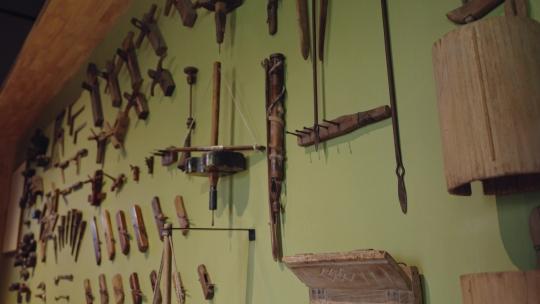 古代木工工匠工具展示