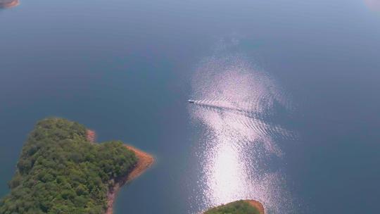 4k航拍浙江杭州千岛湖