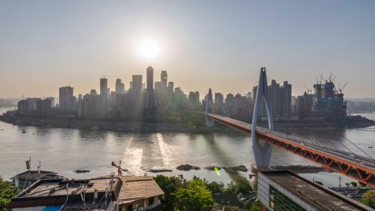 东水门大桥日转夜