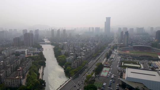 4k 航拍温州城市风貌