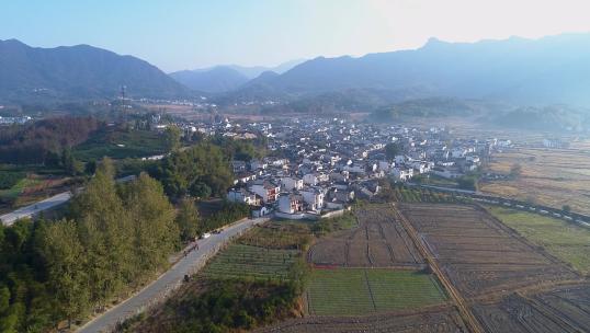 航拍屏山村