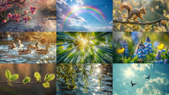 春天 春暖花开 万物复苏高清在线视频素材下载