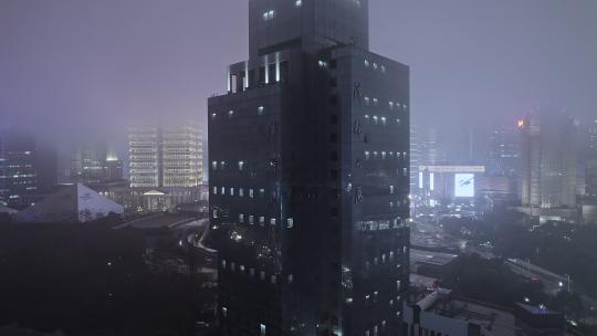 上海港务大厦建筑夜景