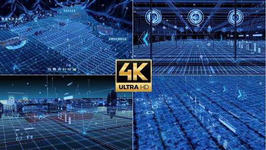 AE 科技农业 智慧灌溉 无人机高清AE视频素材下载