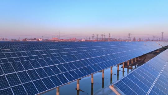 4k光伏新能源太阳能能源环保绿色发电