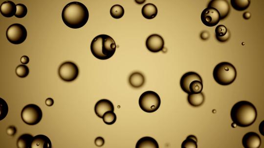金色护肤品修复分子酵素面膜精华液霍霍巴油