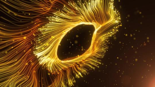 唯美粒子线条视频AE工程