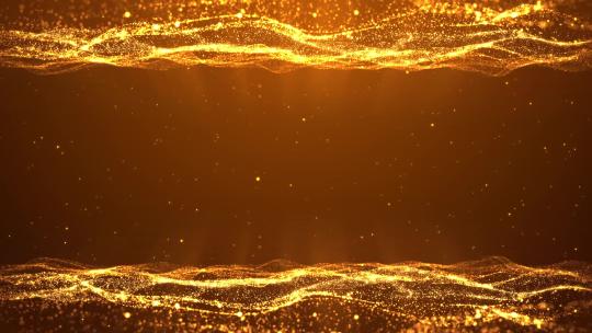 金色粒子背景02视频素材模板下载