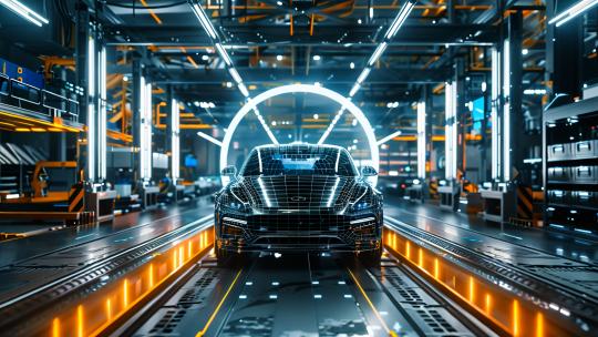 汽车新能源汽车生产线智能生产科技生产线