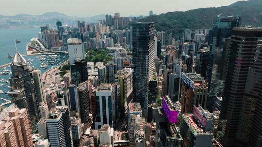 繁华的香港维多利亚港