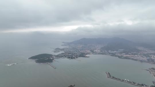 青岛崂山风景区航拍视频素材模板下载