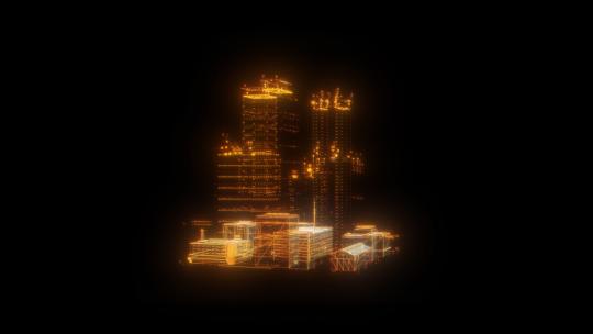 4K灯光展示城市建筑 (5)