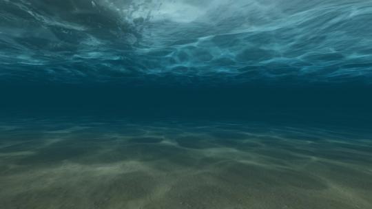 海底素材 蓝色海洋 大海 海底世界素材视频素材模板下载