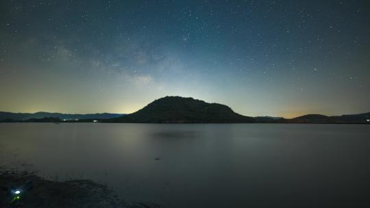 8K云南海峰湿地星空银河