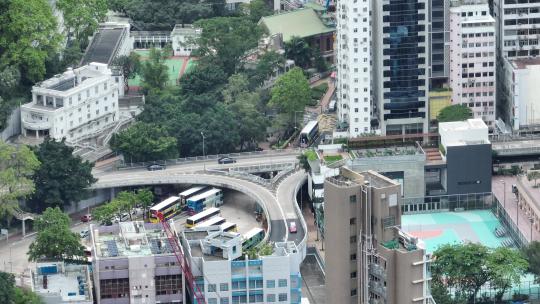 香港铜锣湾一个天桥