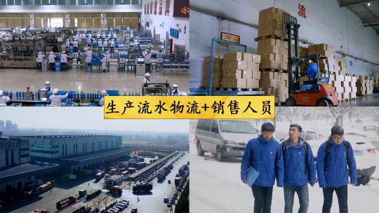 生产流水物流+销售人员