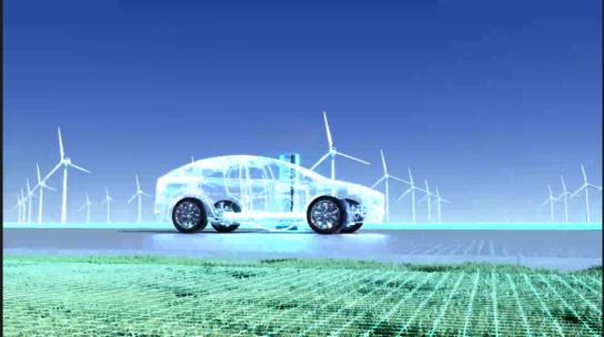 C4D+AE新能源汽车全息科技感智能驾驶AE视频素材教程下载