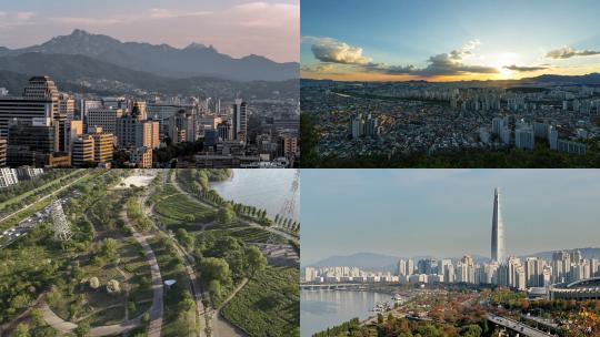 【合集】韩国城市 首都 首尔 城市美景
