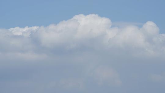 延时摄影自然风景蓝天白云流动的云景