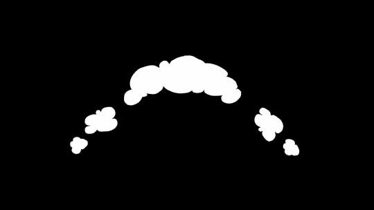 4kMG二维动画卡通喜气云朵烟雾元素素材 (4)