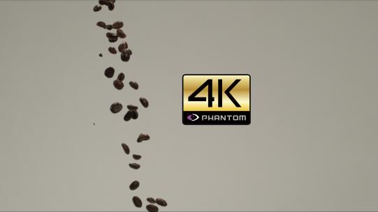 芬腾高速机1000fps之咖啡豆掉落视频素材模板下载