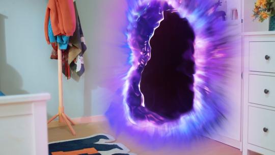 带通道影视剧穿越传送门特效（视频素材）