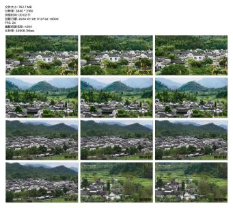 【古韵乡村】中国传统村落全景展示高清在线视频素材下载